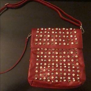 Res Studsed Faux Leather Purse